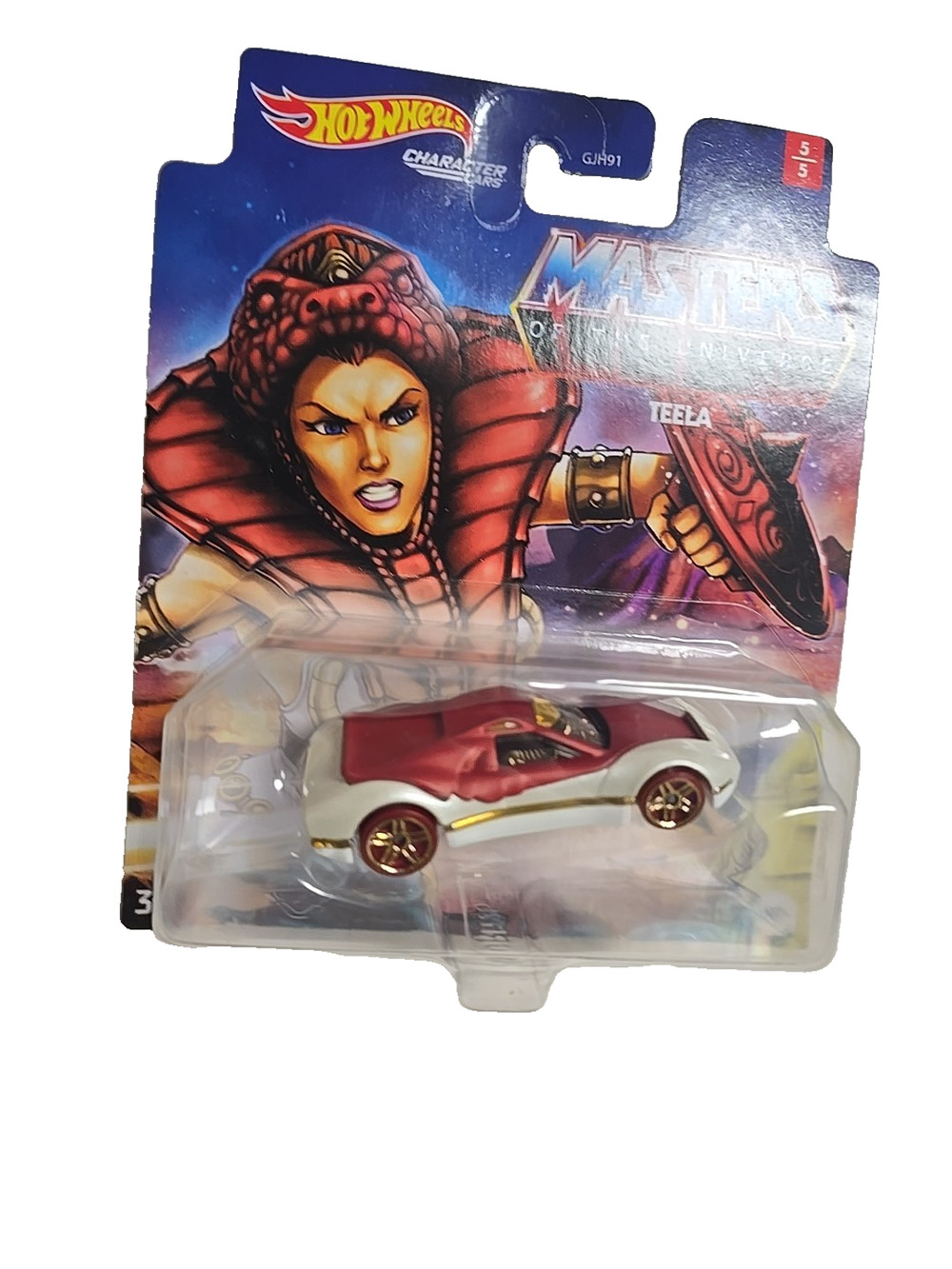Mattel Hot Wheels Masters of The Universe TEELA Character Car Multilingual Card